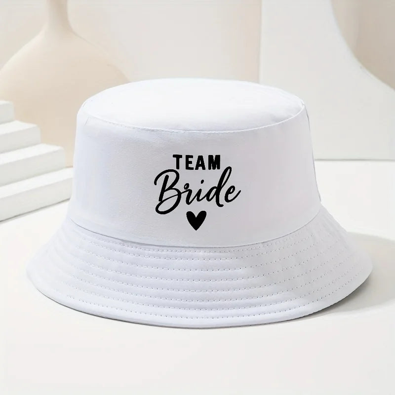 Team Bride Bucket Hats Bridesmaid Hat Summer Beach