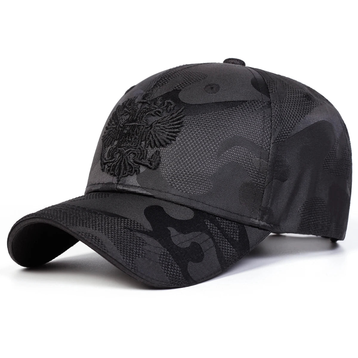 Double Headed Eagle Embroidered Baseball Cap