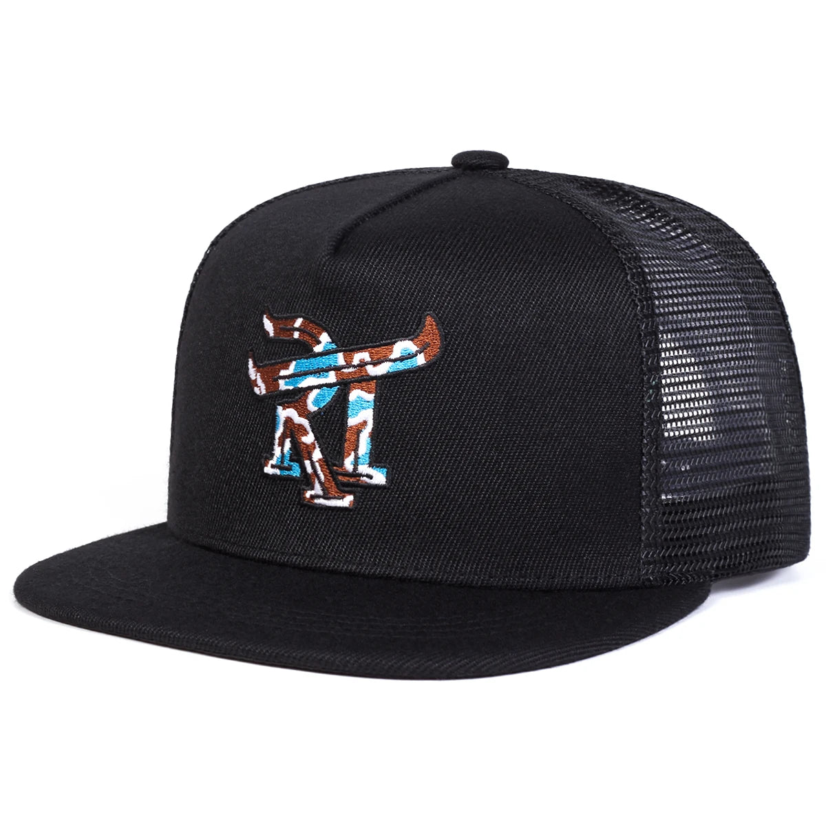 RT Embroidery Casual Snapback Cap