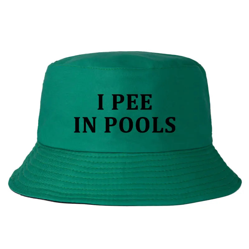 Funny Pool Party Cotton Bucket Hat