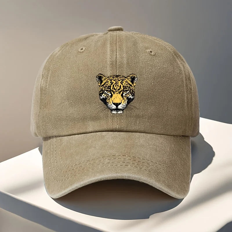 Leopard Print Vintage Dad Baseball Cap