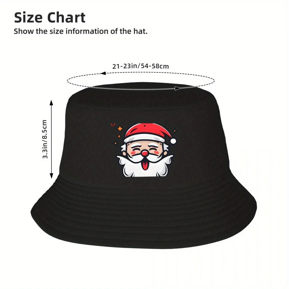 Ho Ho Holiday Ready Merry Christmas Bucket Hat
