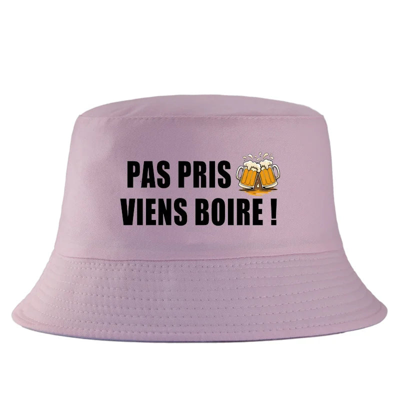 Funny Beer Pas Pris Viens Boire Bucket Hat