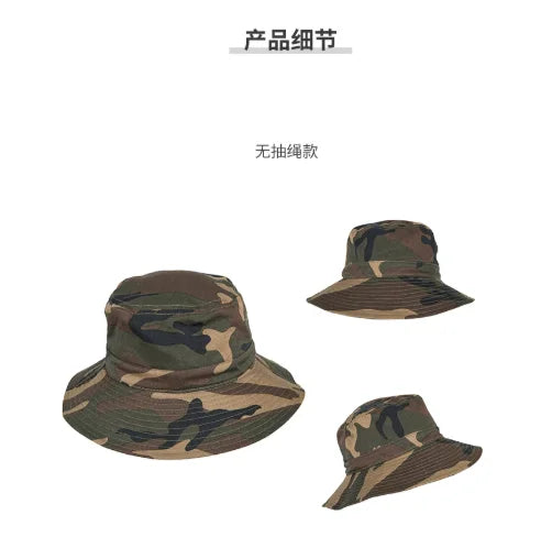 Cordless Outdoor Mountaineering Sun Protection Bucket Hat