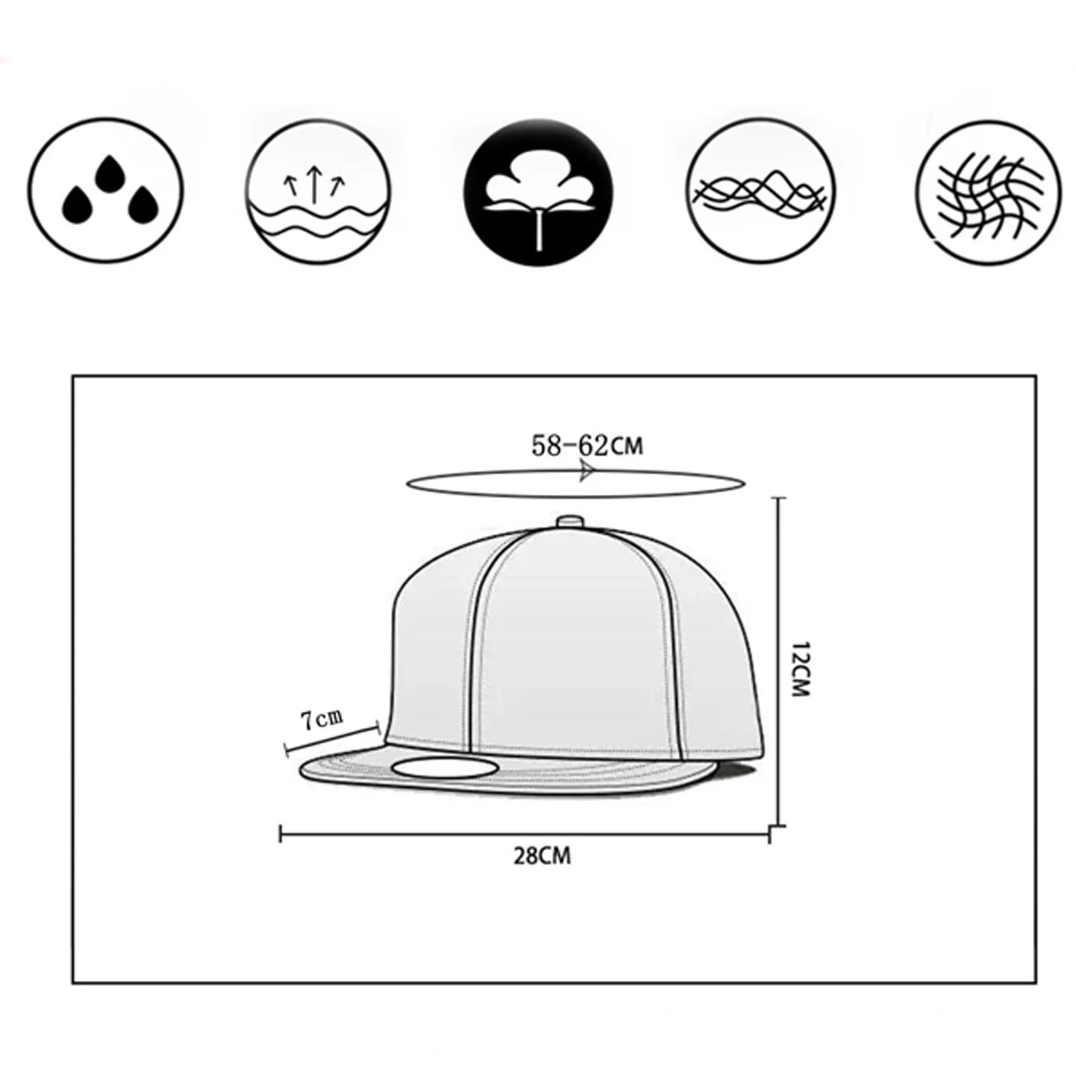 Hip Hop Style Solid Snapback Cap Hat