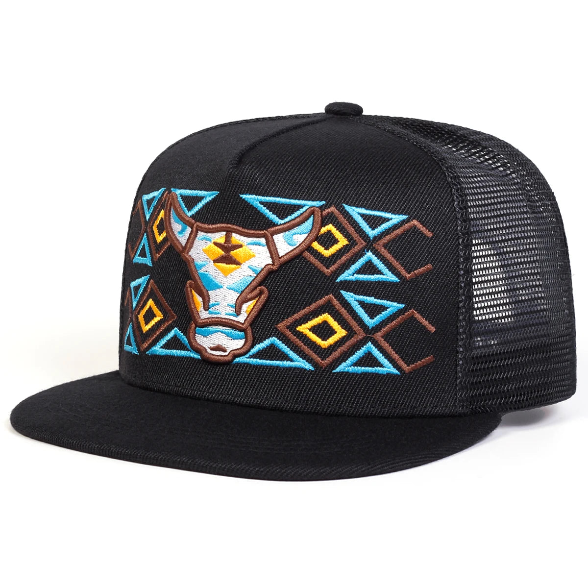 Ox Head Embroidery Outdoor Snapback Cap