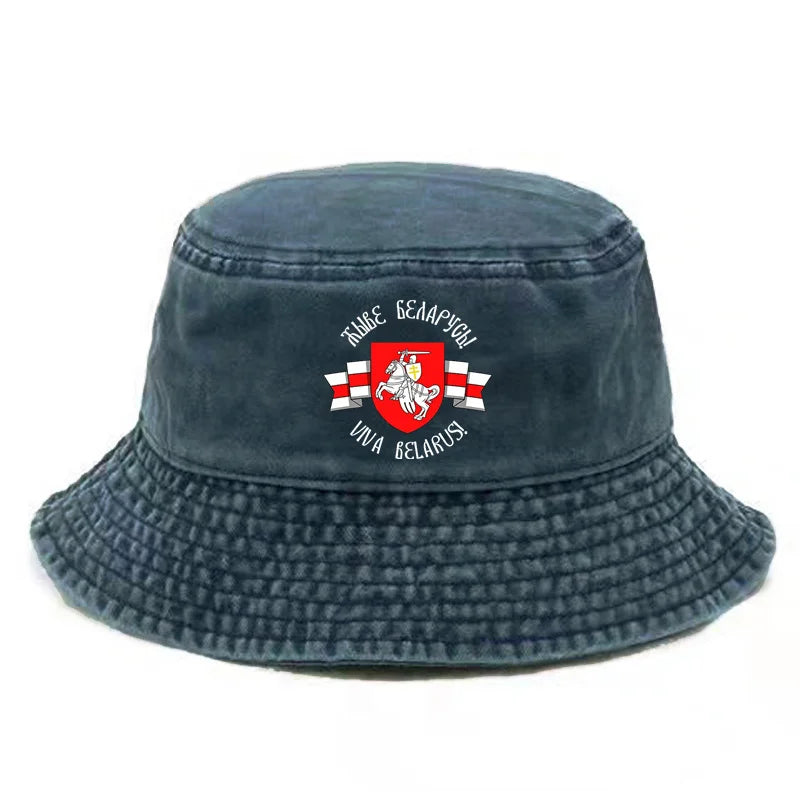 Belarus Pogonya Bucket Cap Distressed Hats Cap Men