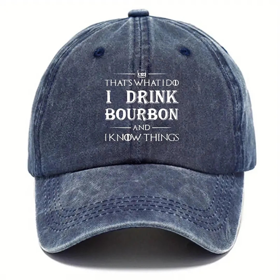 Bourbon Whiskey Vintage Baseball Cap
