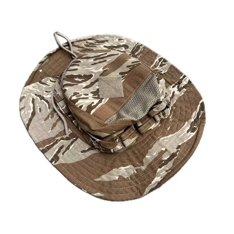 Breathable Round Brim Outdoor Sun Protection Bucket Hat
