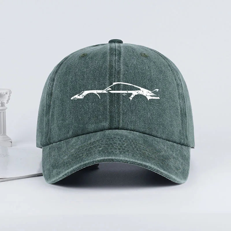 Retro Sports Car Baseball Cap