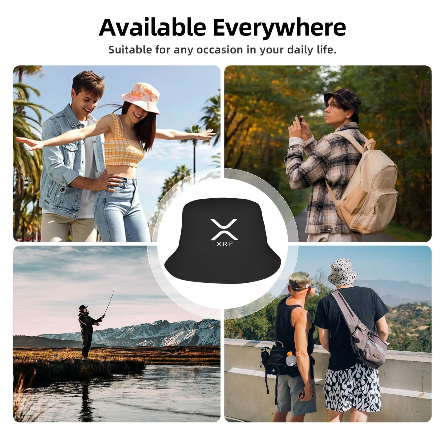 Ripple Premium Bucket Hat Panama Bob Hats Outdoor