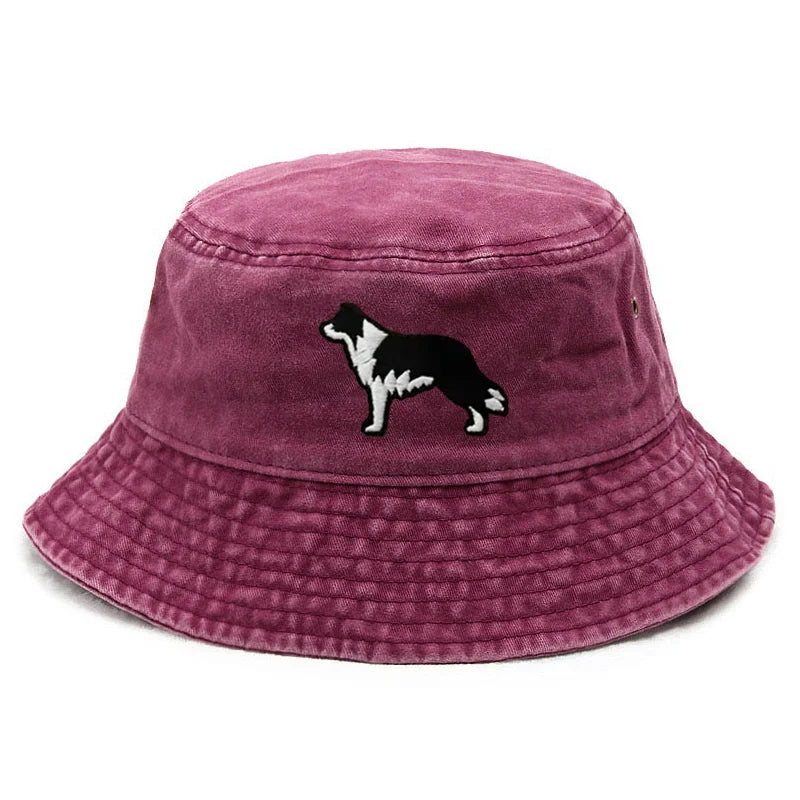 Vintage Border Collie Bucket Hat