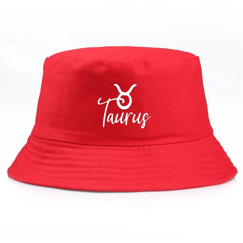 Taurus Zodiac Retro Y2K Vintage Bucket Hat