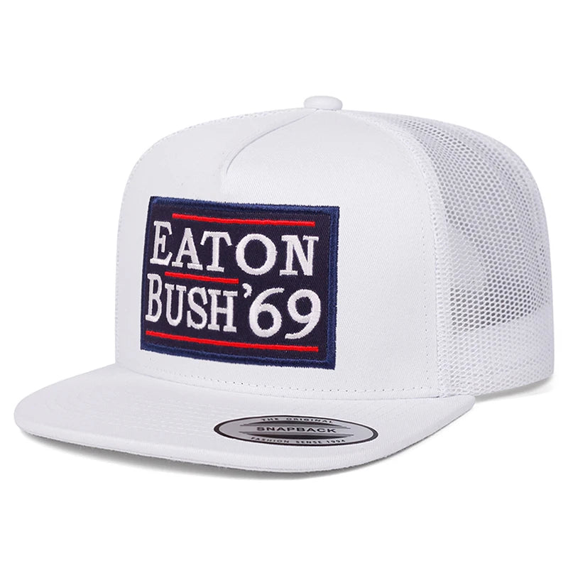 Eaton Bush 69 Embroidered Mesh Snapback Cap