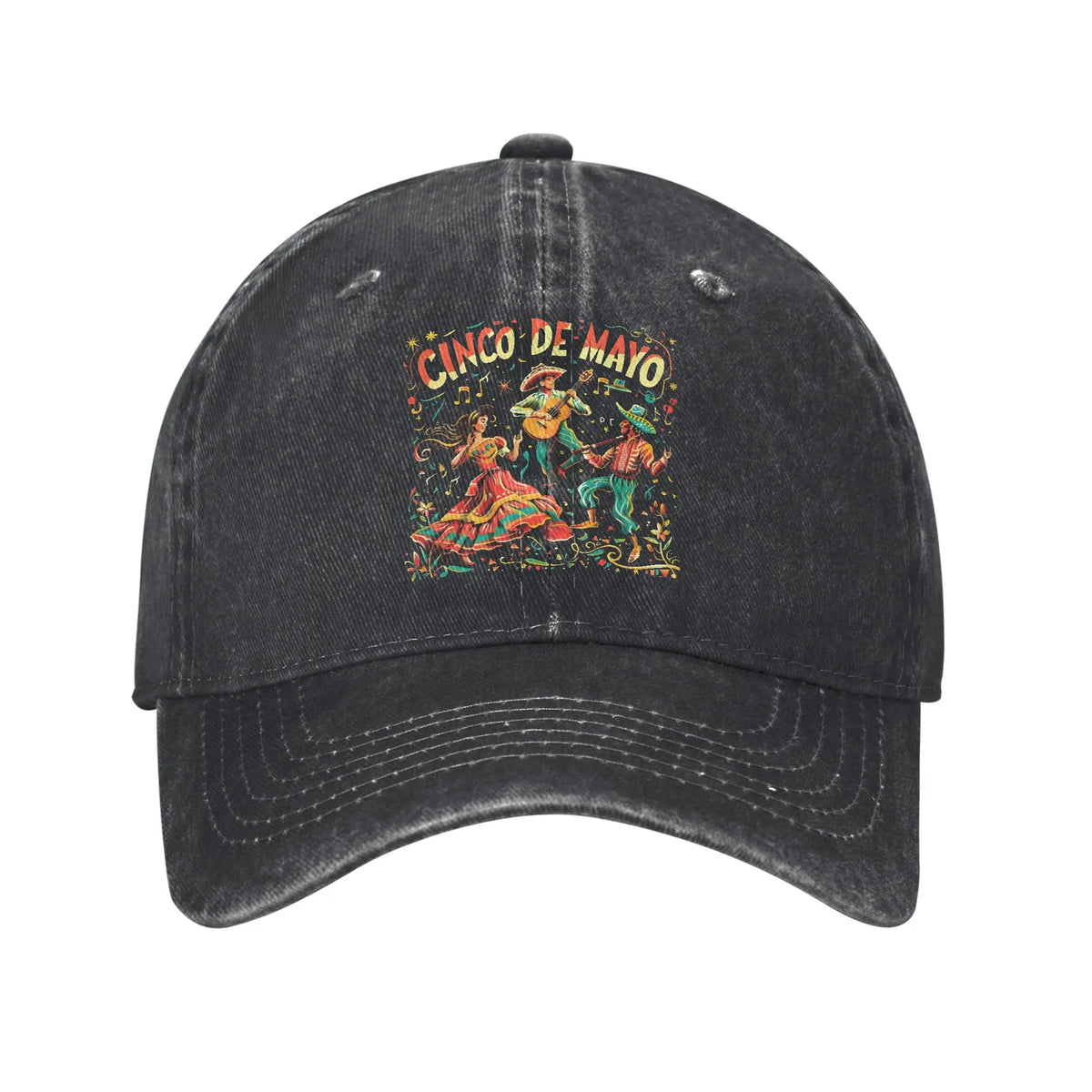 Vintage Fiesta Cinco De Mayo Baseball Cap