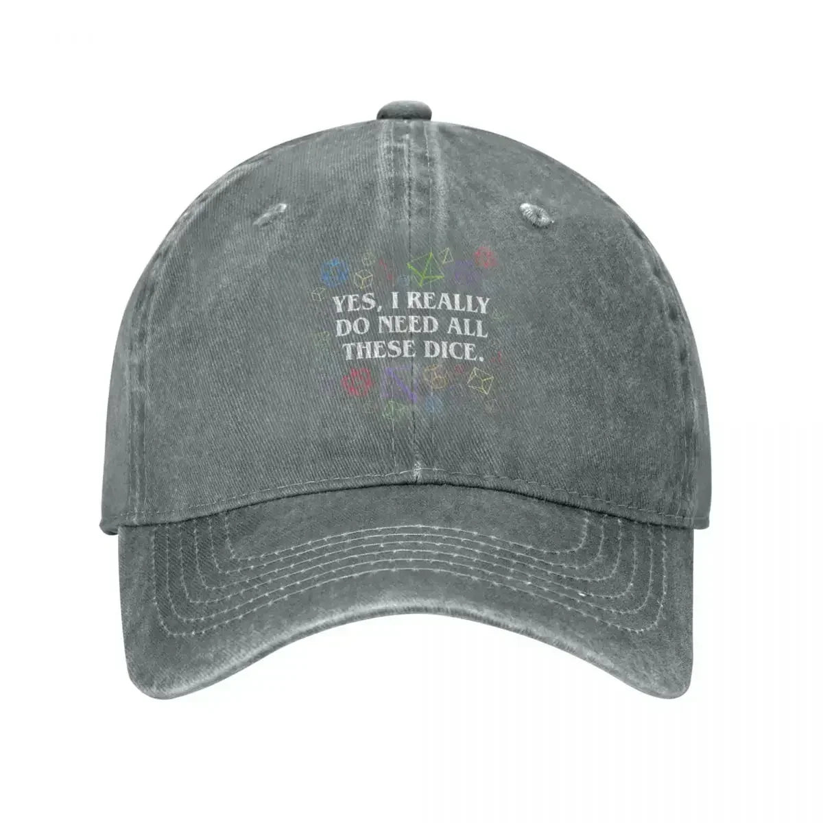 Dungeon And Dragon Dice Vintage Baseball Cap