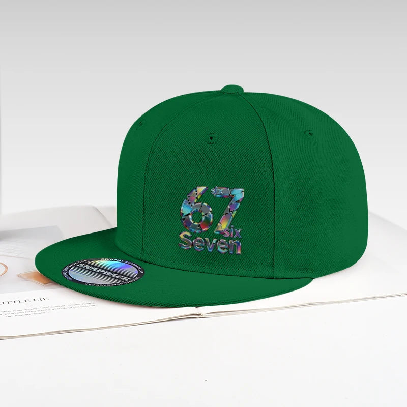 Laser Print 67 Snapback Cap