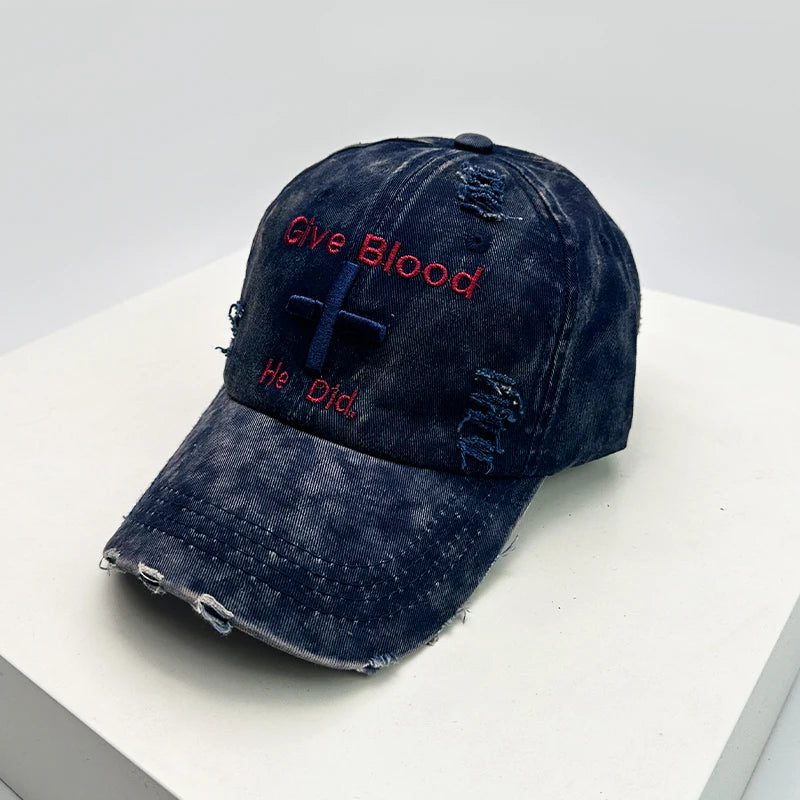 New Unisex Letter Embroidery American Vintage Baseball Hats