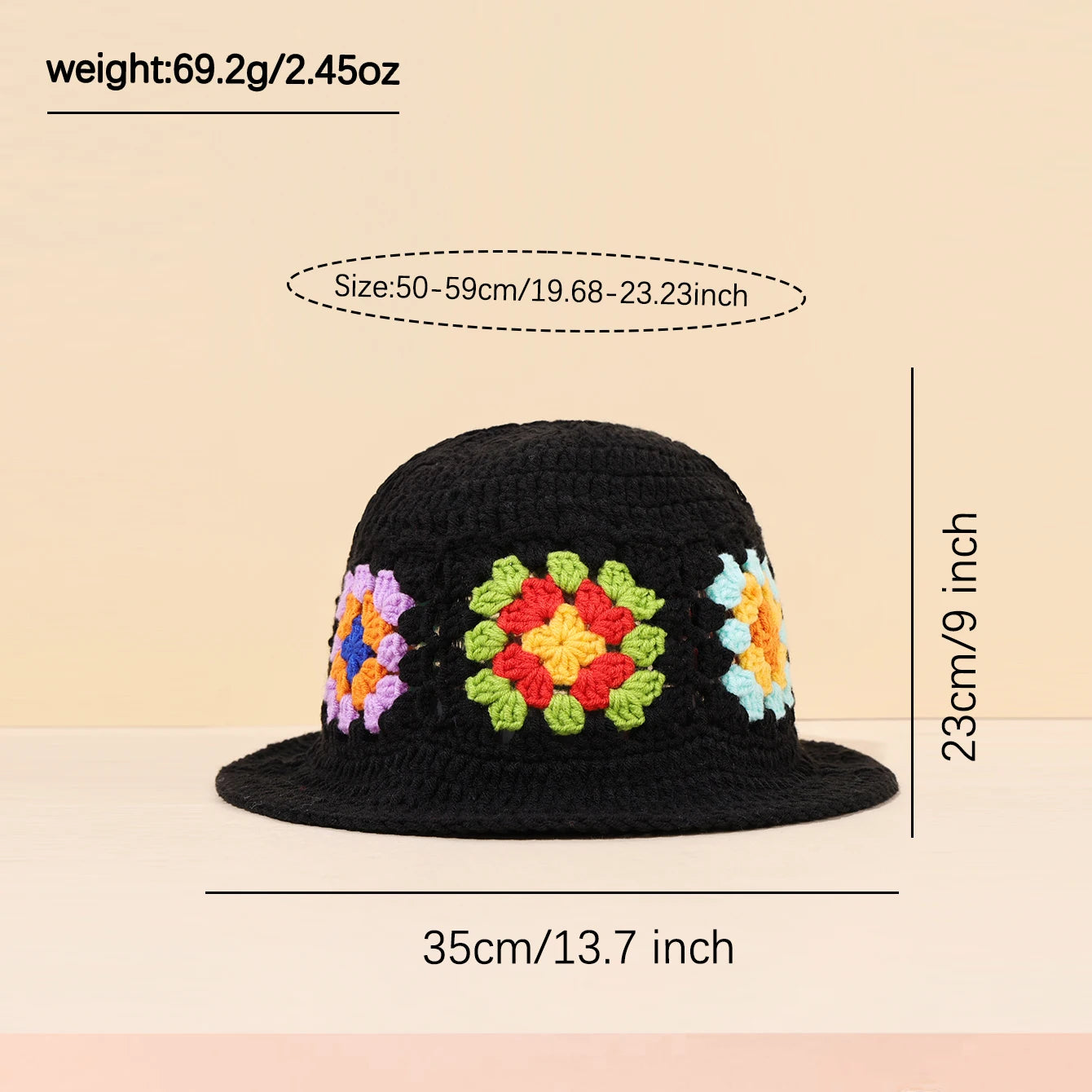 Colorful Floral Patchwork Bucket Hat