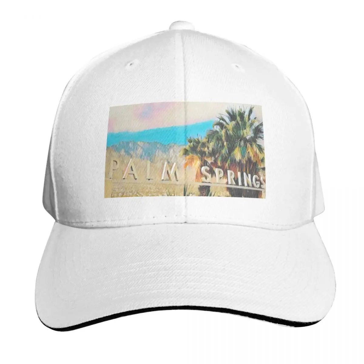 Palm Springs Sign Two Tone Snapback Baseball Cap