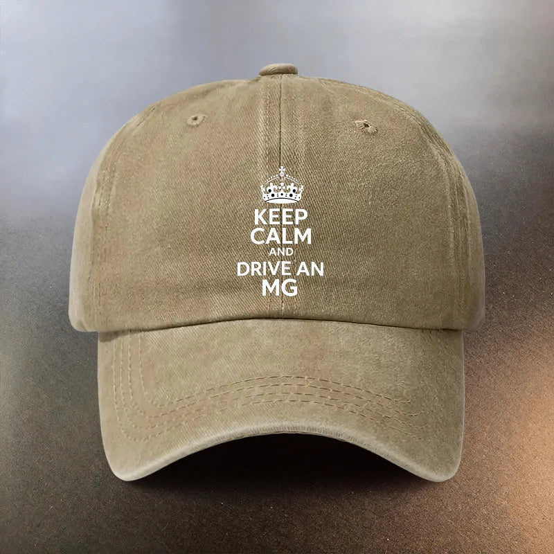 Keep Calm Drive MG Baseball Cap