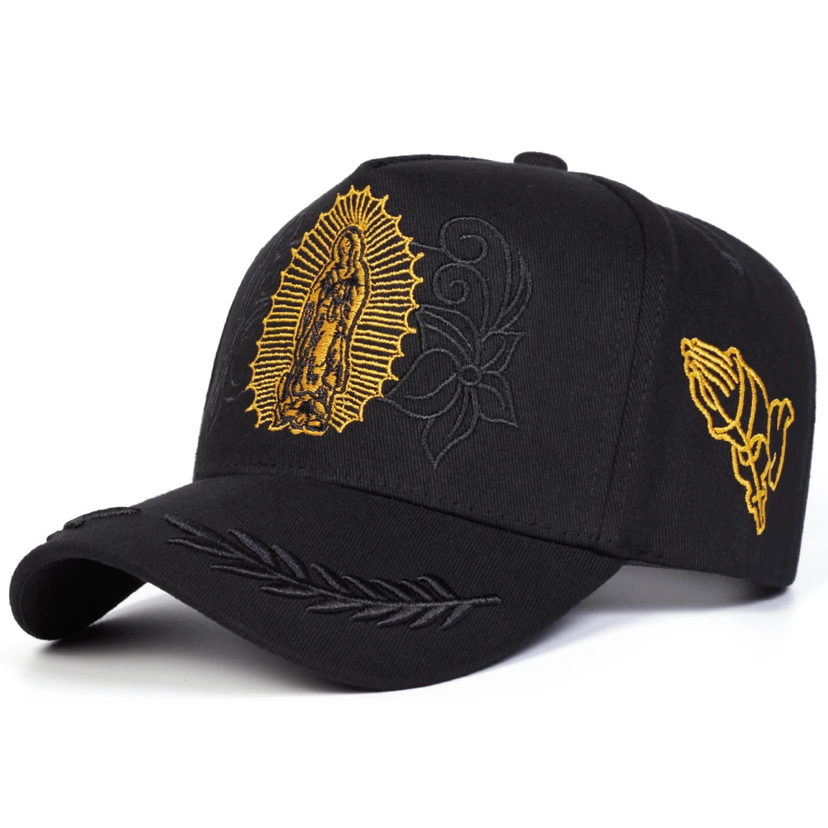 Embroidered Unisex Adjustable Outdoor Sports Snapback Cap