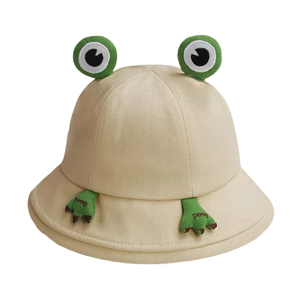 Cute Frog Shaped Cartoon Frog Bucket Hat