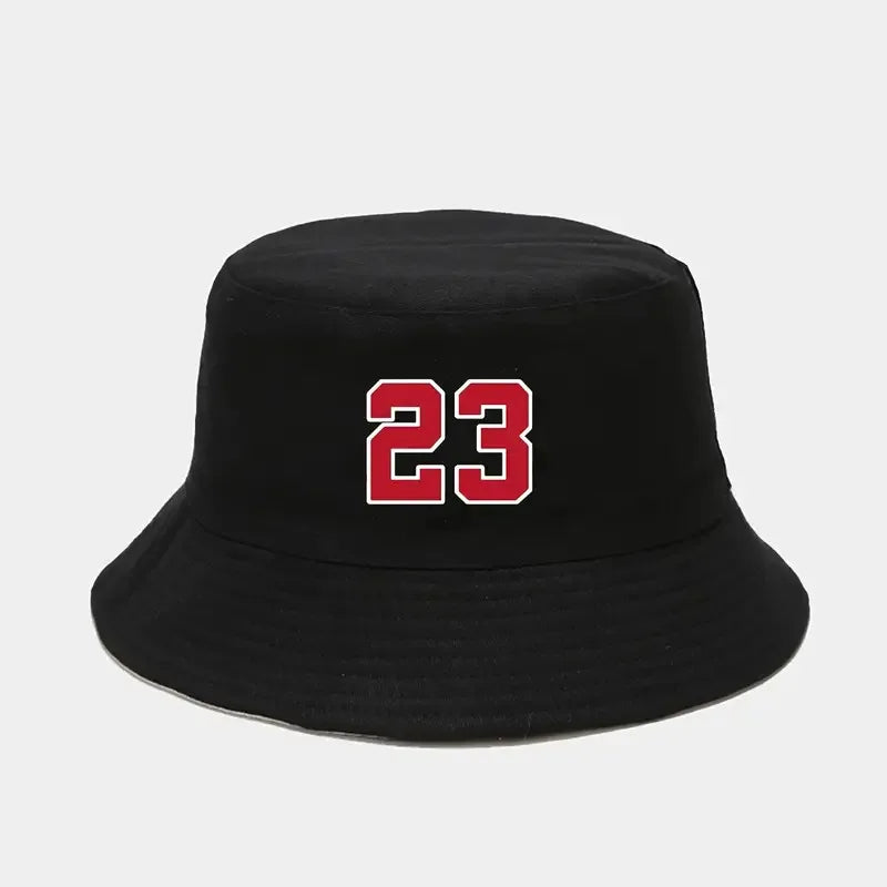 Number 23 Printed Bucket Hats Unisex Summer