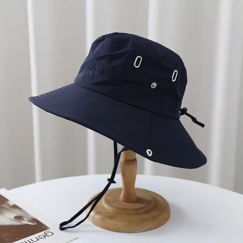 Wide Brim Outdoor Cowboy Style Bucket Hat