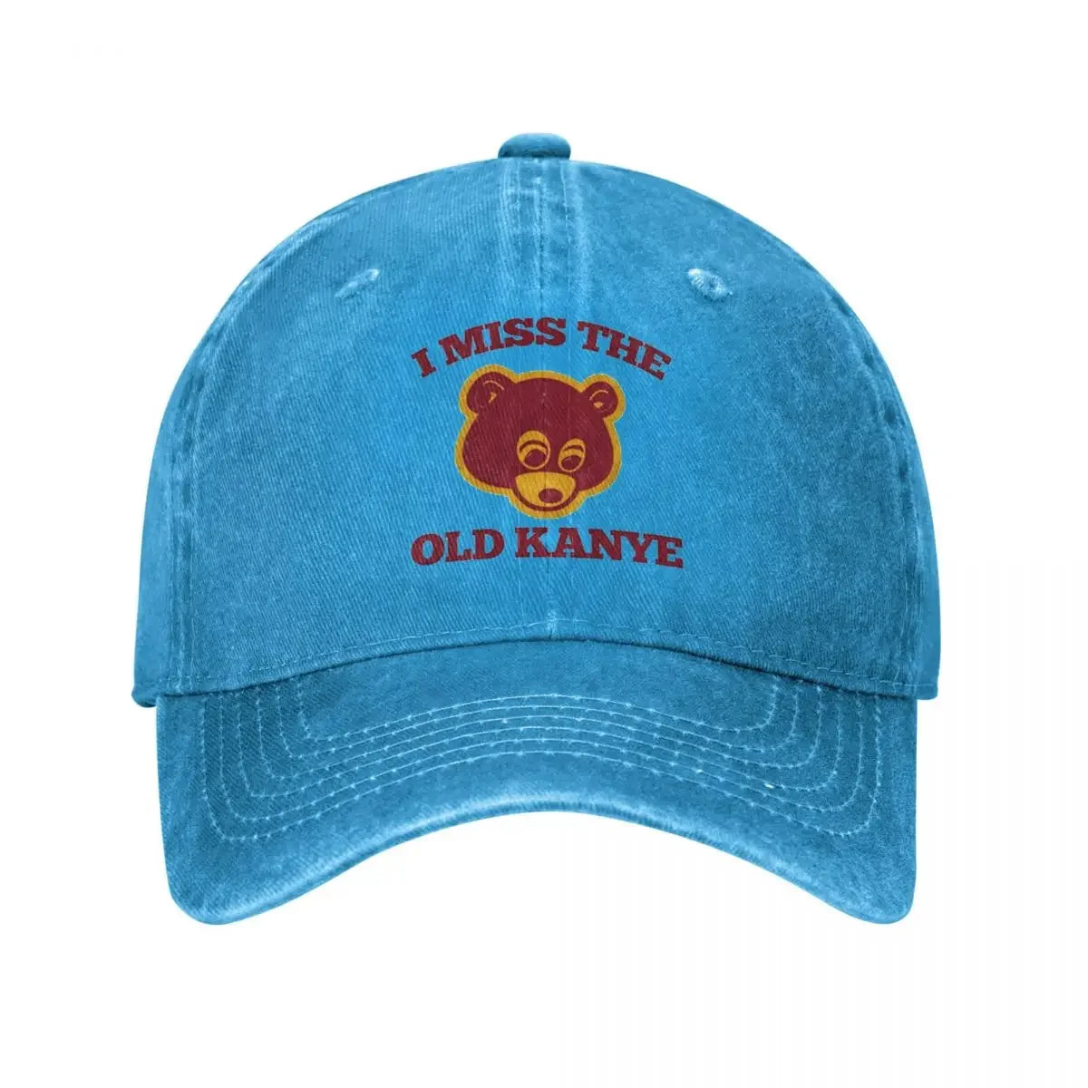 Old Kanye Bear Distressed Baseball Cap