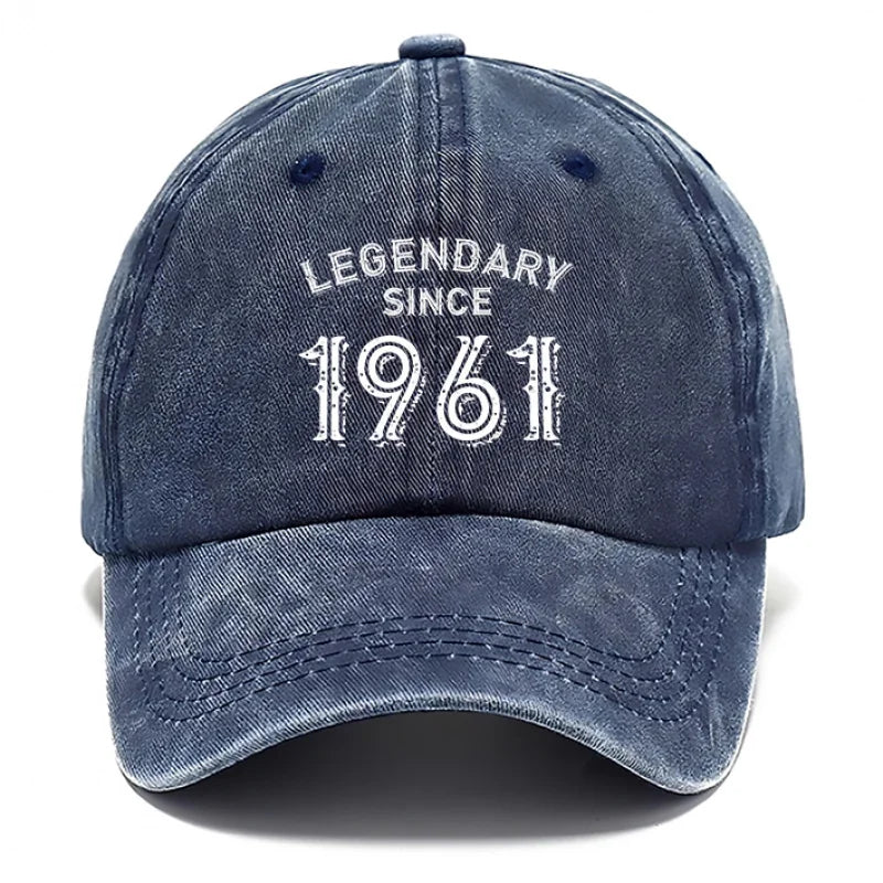 Vintage 1961 Printed Baseball Cap