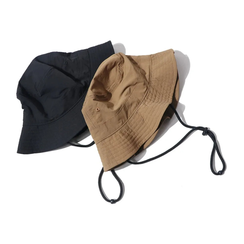 Korean Japanese Style Bucket Hat Unisex Quick Dry