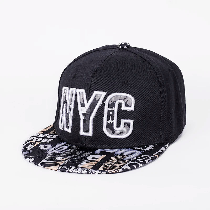 Acrylic Embroidered Unisex Hip-Hop Snapback Cap