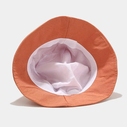 Four Seasons Cotton Flower Embroidery Bucket Hat
