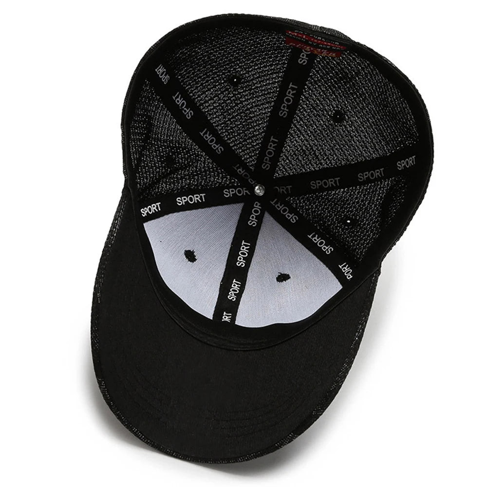 Luxury Brand Black Gray Plaid Baseball Caps For Men Summer Women