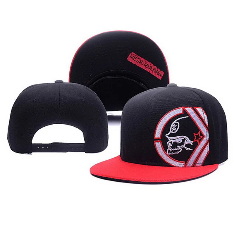 Metal Mulisha Embroidered Cotton Hip-Hop Snapback Cap