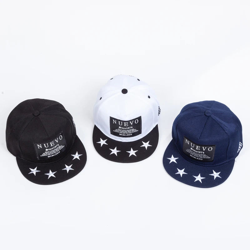 Acrylic Embroidered Unisex Hip-Hop Snapback Cap