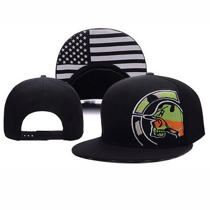Metal Mulisha Embroidered Cotton Hip-Hop Snapback Cap
