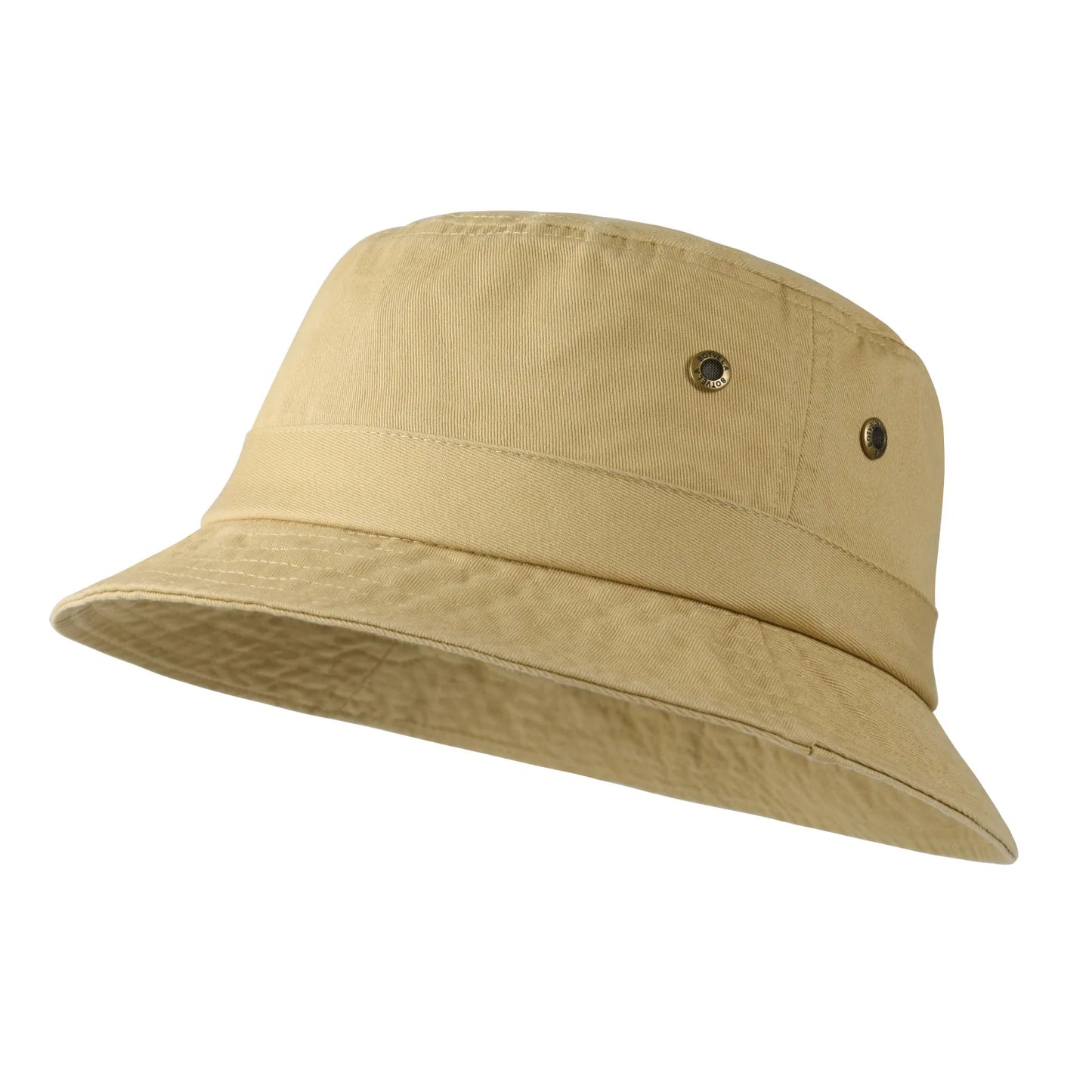 Cotton Twill Bucket Hats Unisex Short Brim Outdoor