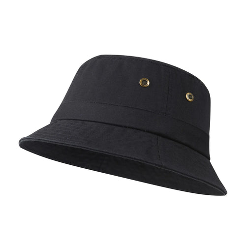 Cotton Twill Bucket Hats Unisex Short Brim Outdoor