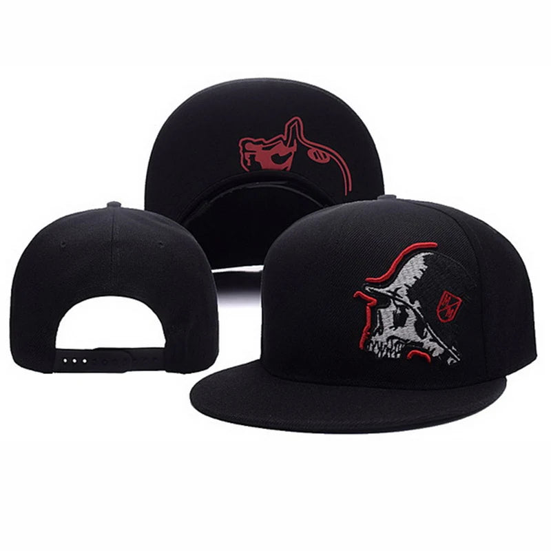 Metal Mulisha Embroidered Cotton Hip-Hop Snapback Cap