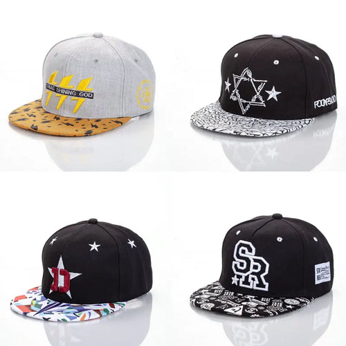 Acrylic Embroidered Unisex Hip-Hop Snapback Cap