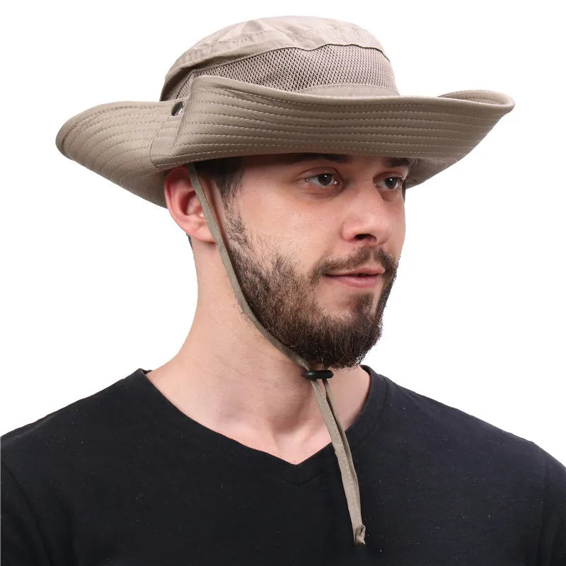 Camouflage Wide Brim Outdoor Fishing Bucket Hat