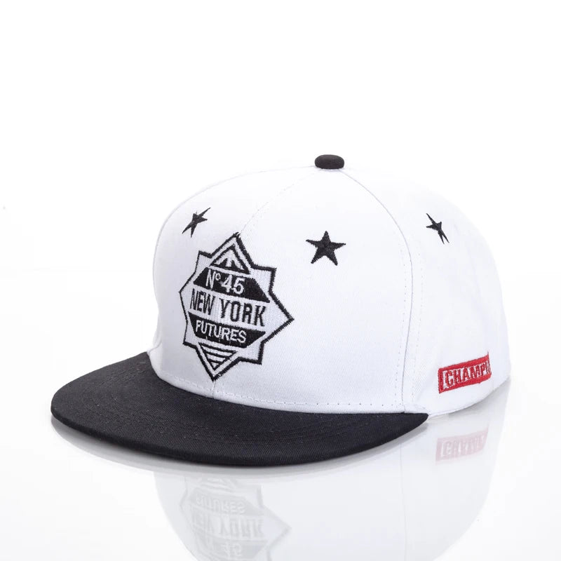 Acrylic Embroidered Unisex Hip-Hop Snapback Cap