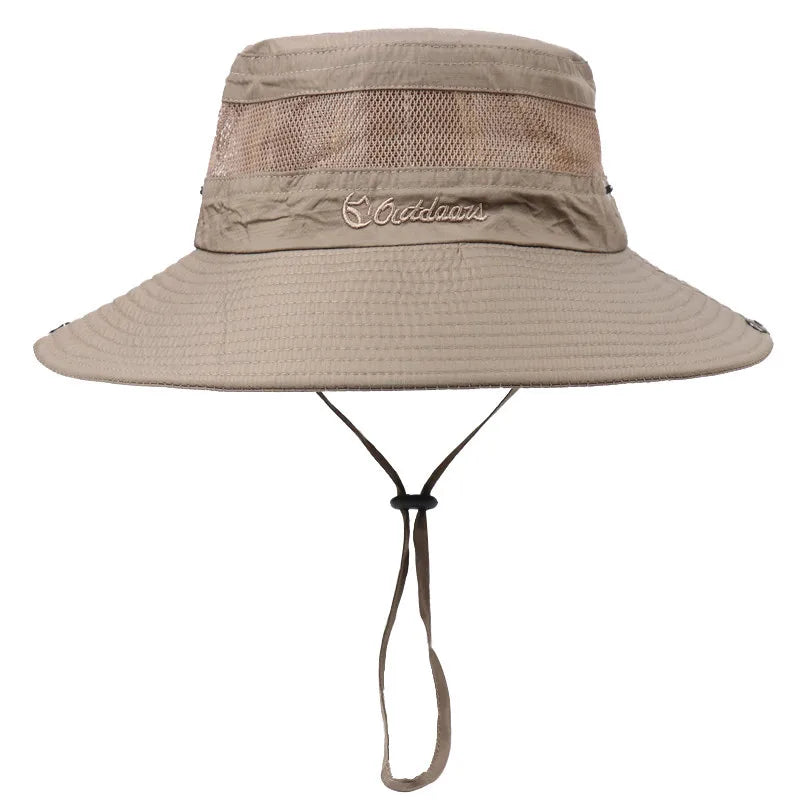 Camouflage Wide Brim Outdoor Fishing Bucket Hat