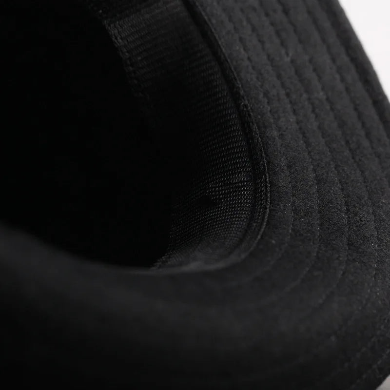 Winter Solid Woollen Fedoras For Men Top Jazz Hat