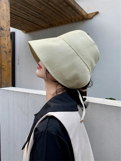 Spring New Fashion Women Bucket Hats Size 56-58cm