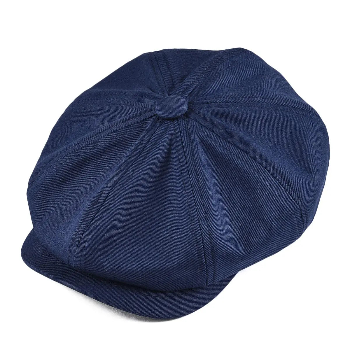 Newsboy Cap Men's Twill Cotton Eight Panel Hat Women's Size 57-63cm