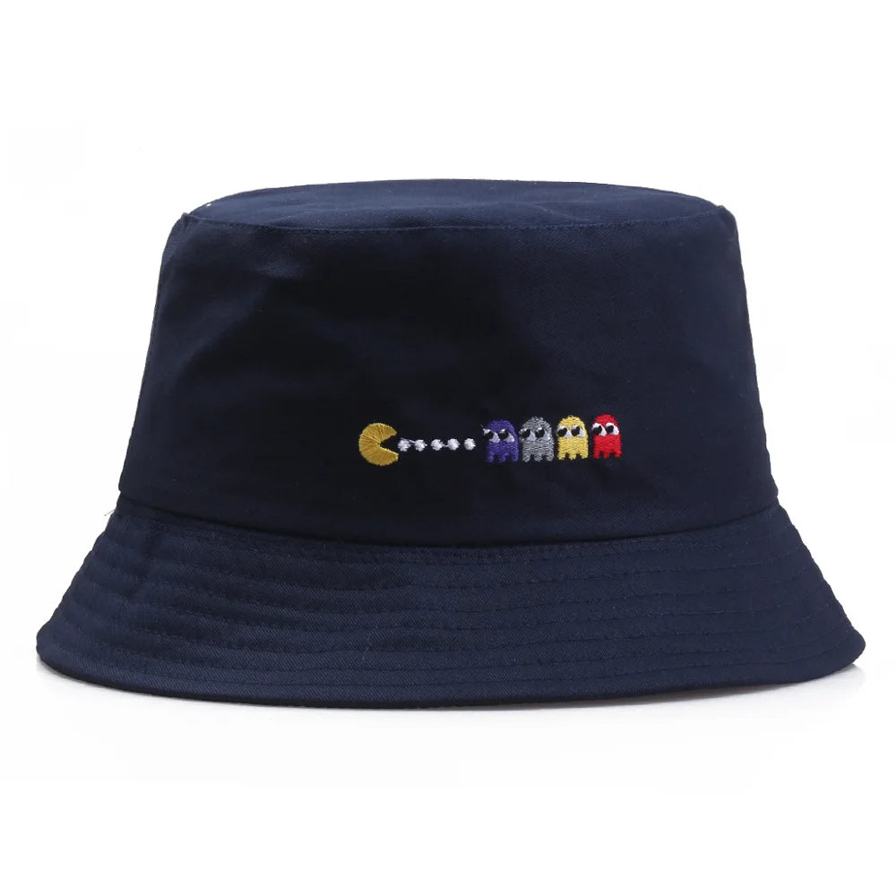 Anime Cartoon Embroidered Bucket Hat