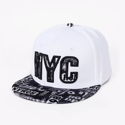 Acrylic Embroidered Unisex Hip-Hop Snapback Cap